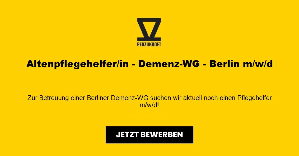 Altenpflegehelfer - Demenz-WG - Berlin (m/w/d)