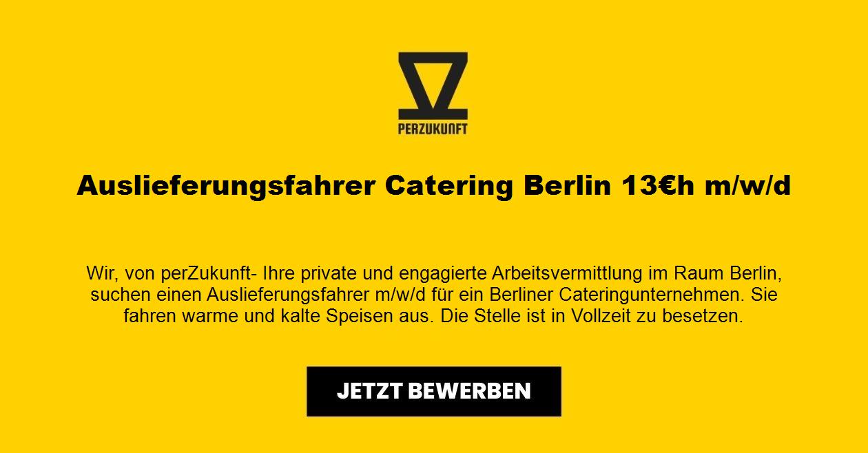 Auslieferungsfahrer Catering Berlin 21,73 € m/w/d