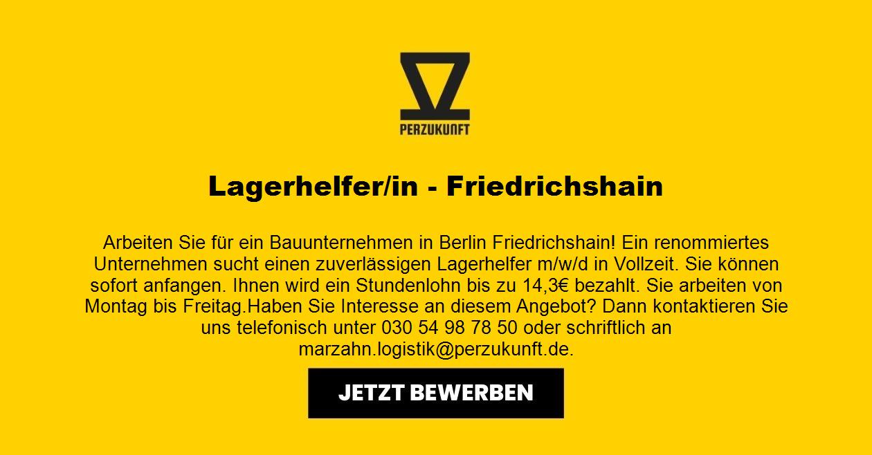 Lagerhelfer/in - Friedrichshain