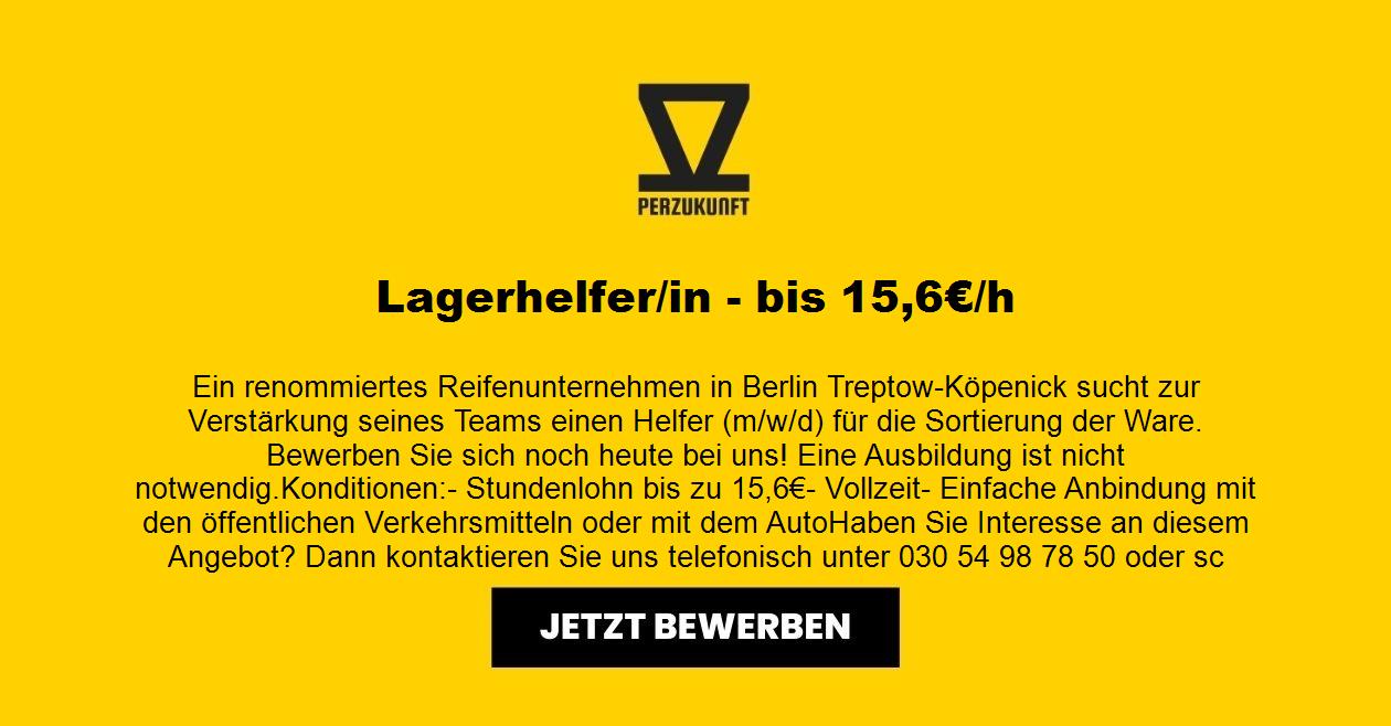 Lagerhelfer - bis 26,07€/h