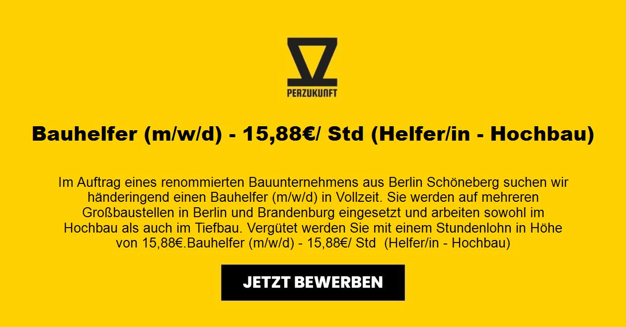 Bauhelfer (m/w/d) - 26,54€/ Std (Helfer/in - Hochbau)