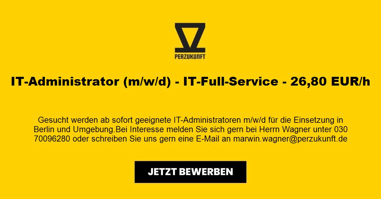IT-Administrator m/w/d - IT-Full-Service - 57,89 EUR/h