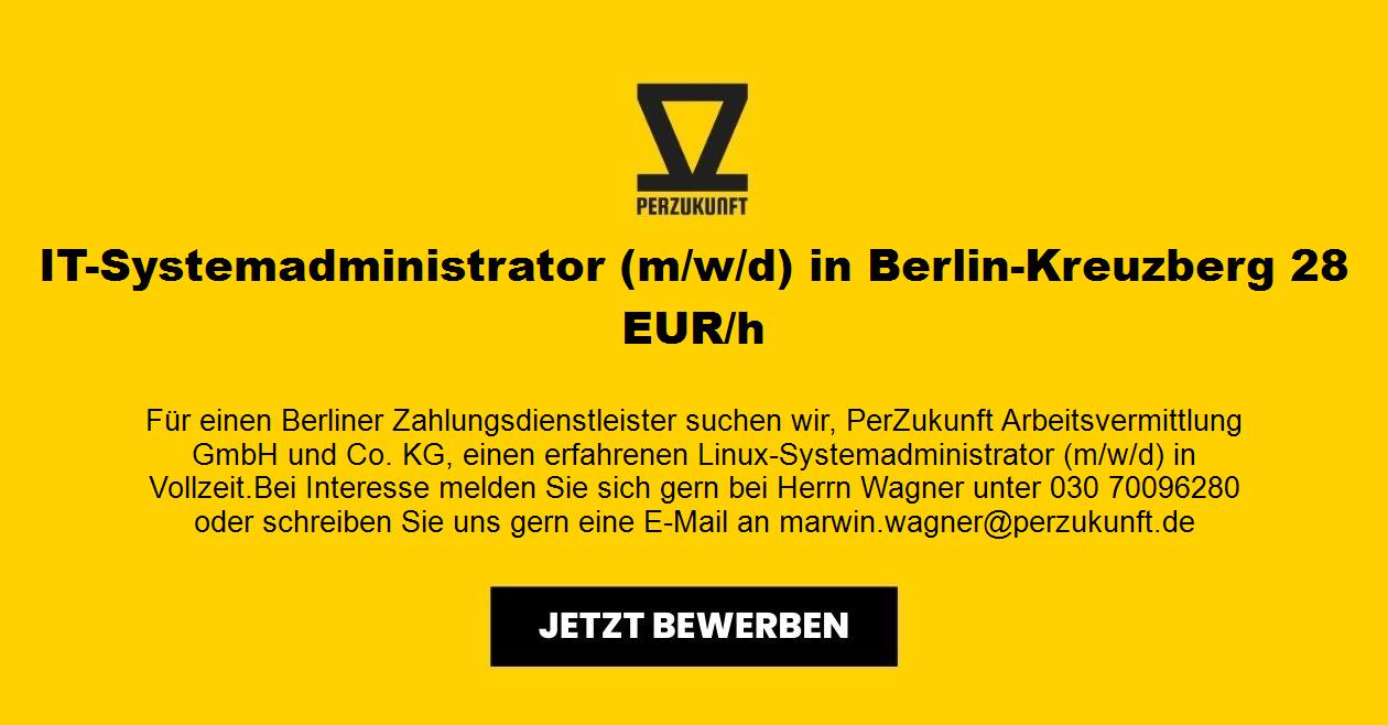 IT-Systemadministrator (m/w/d) in Berlin-Kreuzberg 60,50 EUR/h
