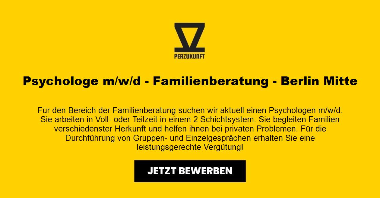Psychologe (m/w/d) für Familienberatung - Berlin Mitte