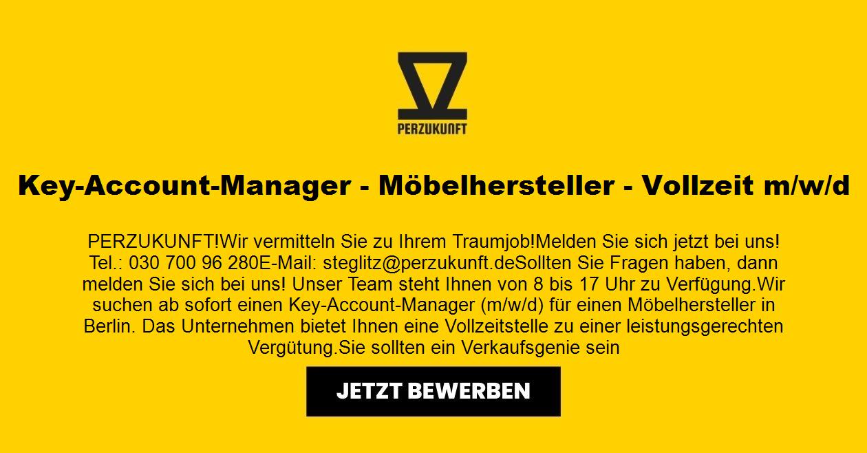 Key-Account-Manager - Möbelhersteller - Vollzeit m/w/d