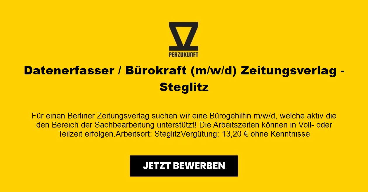 Datenerfasser / Bürohilfe m/w/d - Zeitungsverlag - Steglitz