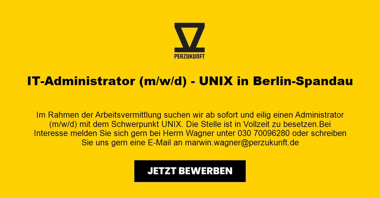 IT-Administrator (m/w/d) - UNIX in Berlin-Spandau