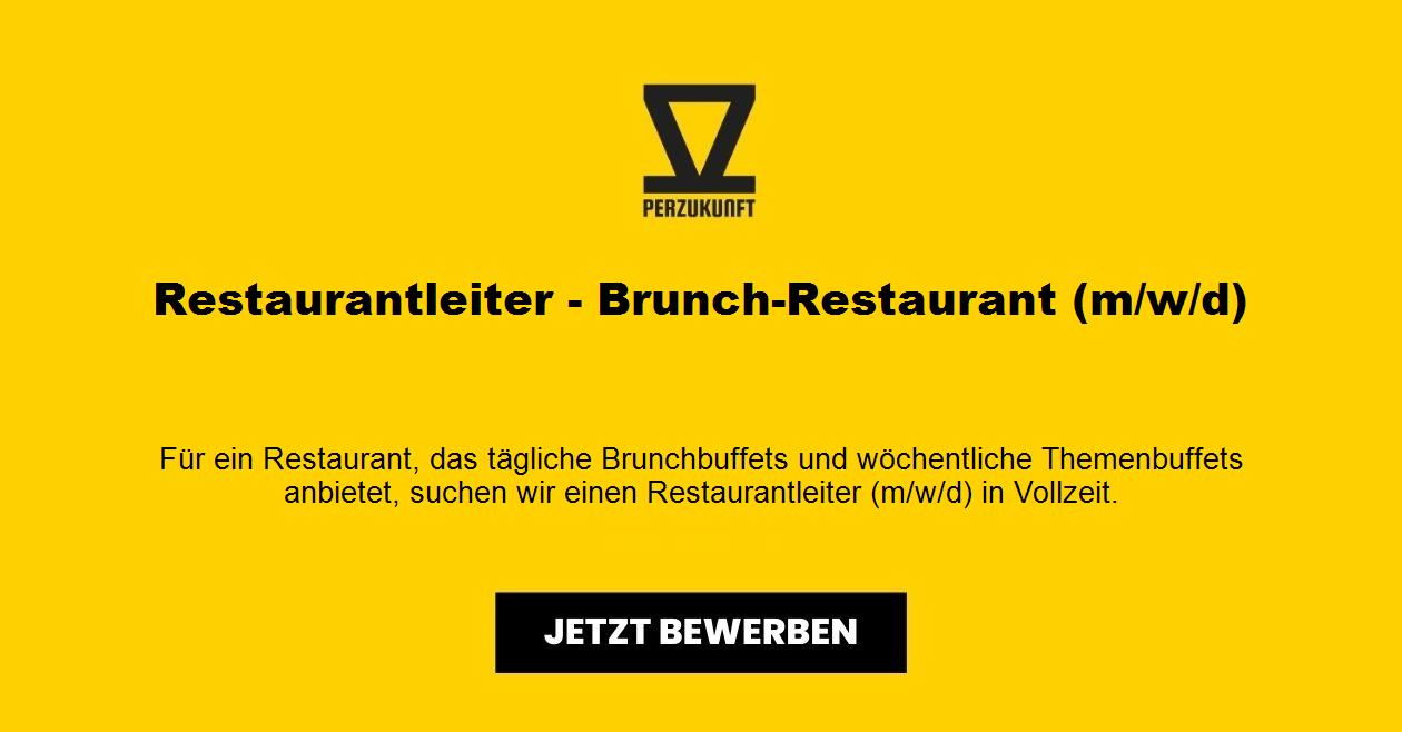 Restaurantleiter - Brunch-Restaurant (m/w/d)