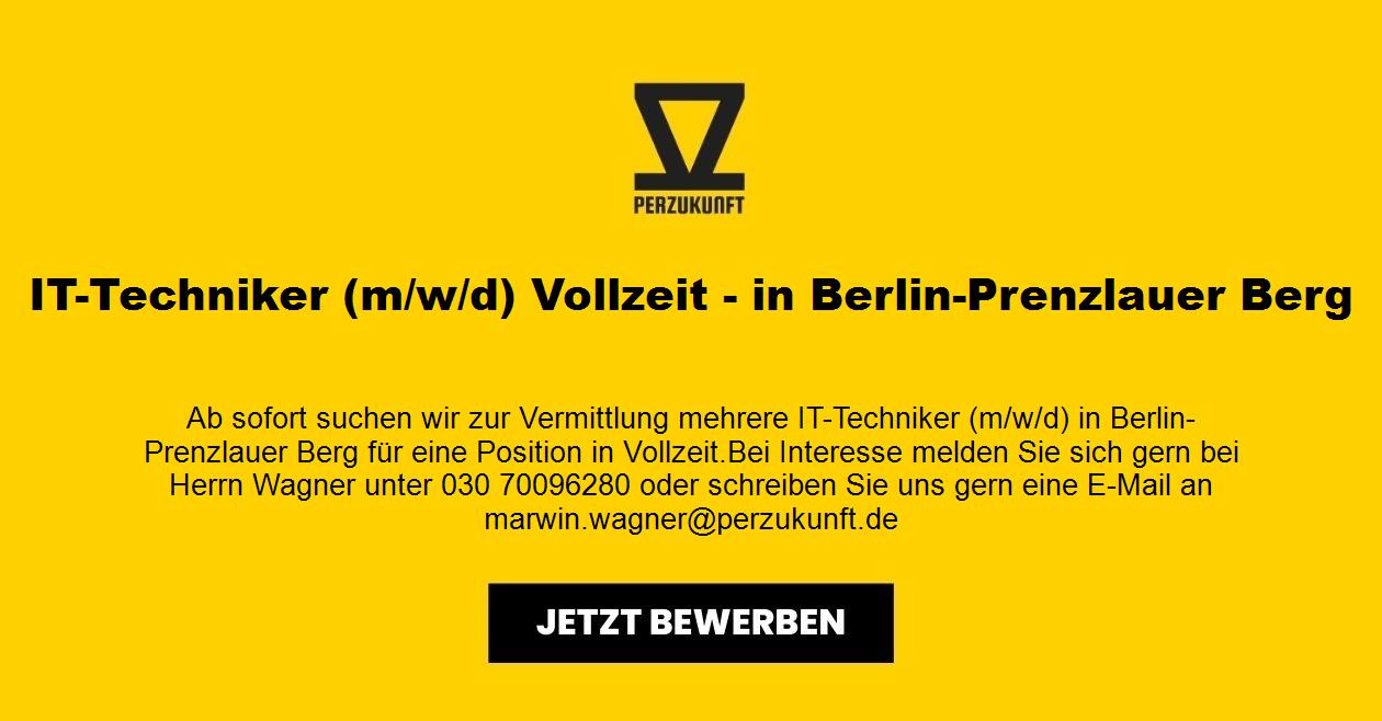 IT-Techniker (m/w/d) Vollzeit - in Berlin-Prenzlauer Berg