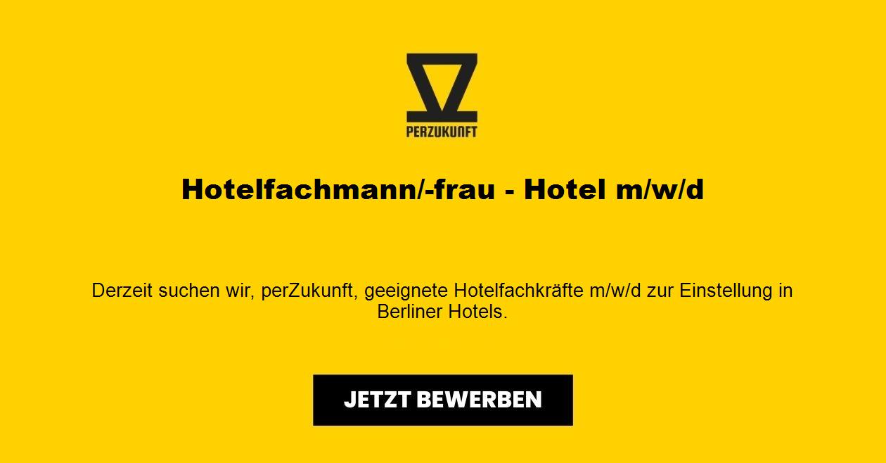 Hotelfachmann/-frau - Hotel  (m/w/d)