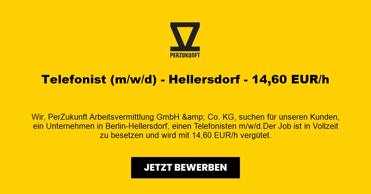 Telefonist (m/w/d) - Hellersdorf - 31,53 EUR/h