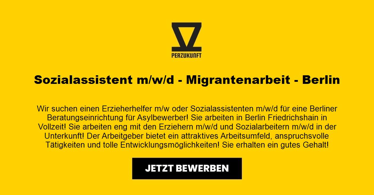 Sozialassistent (m/w/d) - Migrantenarbeit - Berlin