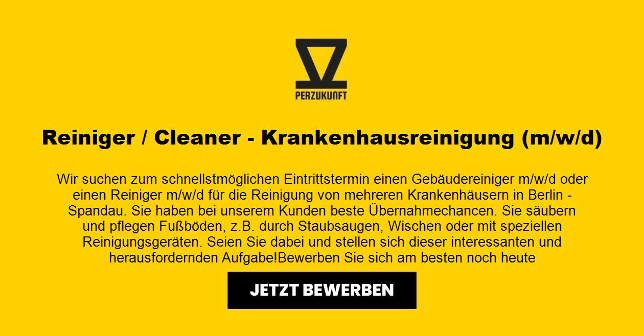 Reiniger / Cleaner - Krankenhaus (m/w/d) Berlin - Spandau