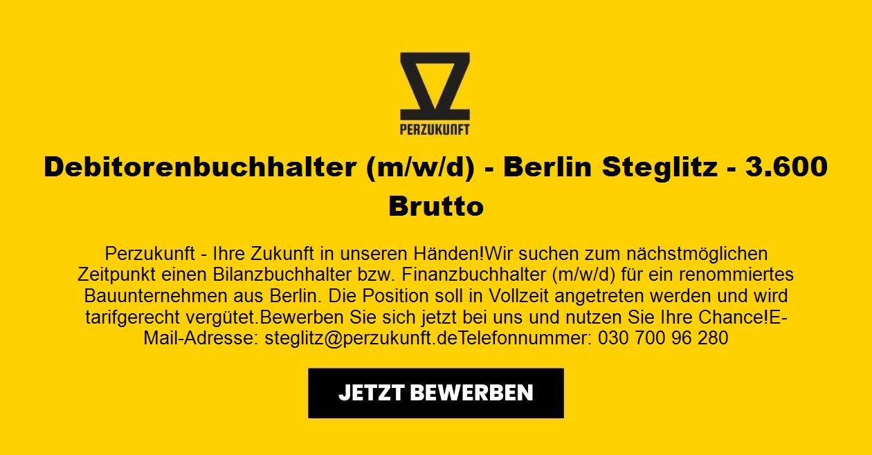 Debitorenbuchhalter m/w/d - Berlin Steglitz - 3.600 Brutto