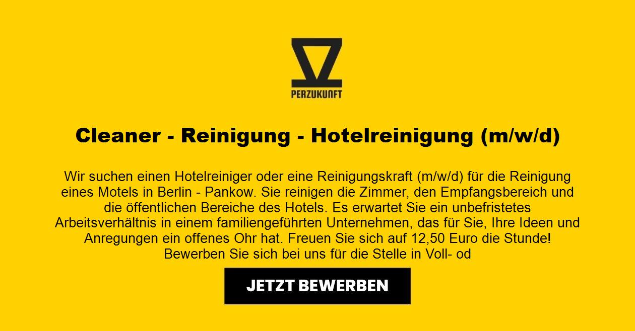 Cleaner / Reinigungsmitarbeiter - Hotel (m/w/d)