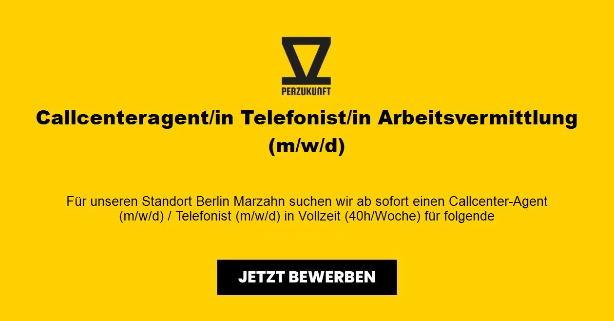 Callcenteragent/in Telefonist/in Arbeitsvermittlung (m/w/d)
