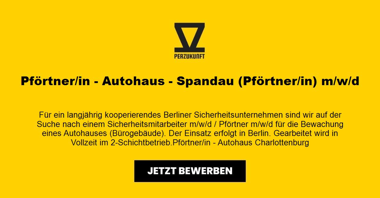 Pförtner / Security - Autohaus - Berlin Spandau m/w/d