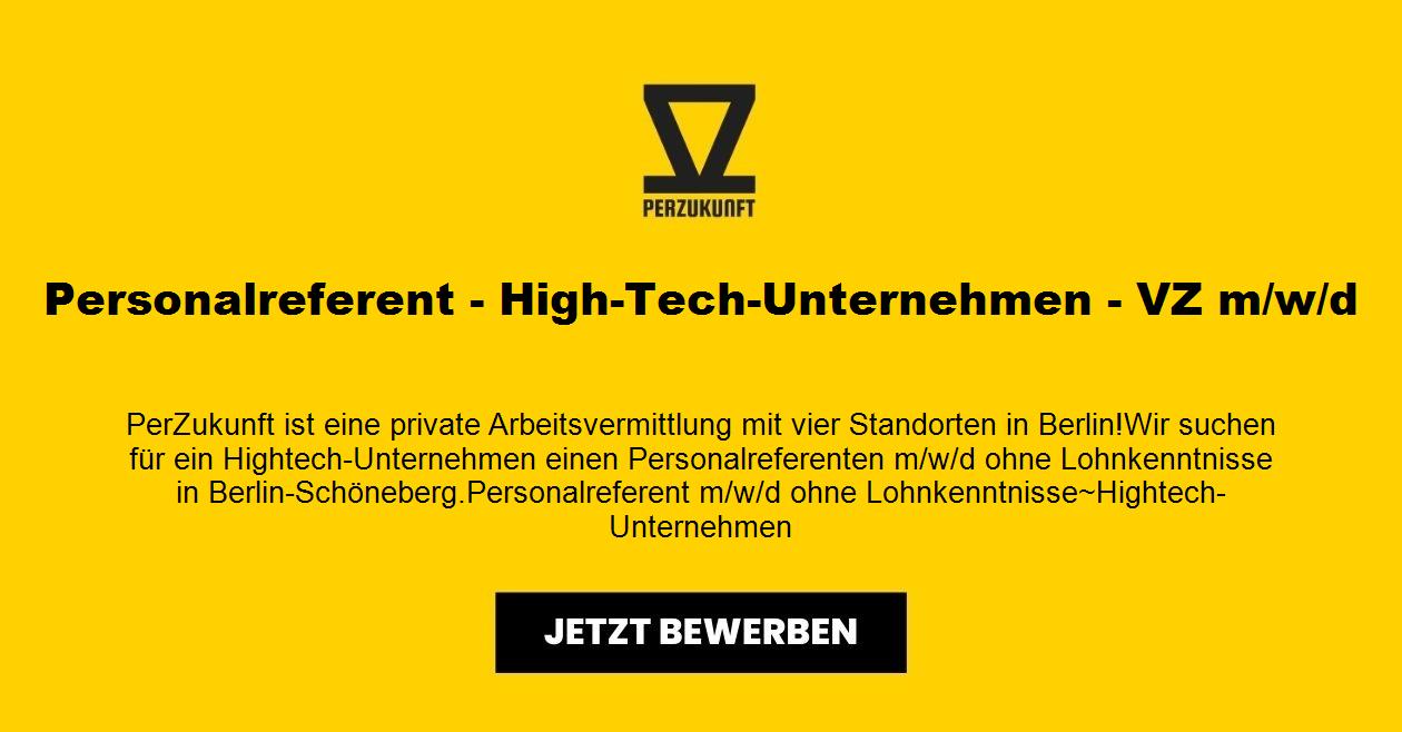 Personalreferent - High-Tech-Unternehmen - VZ m/w/d