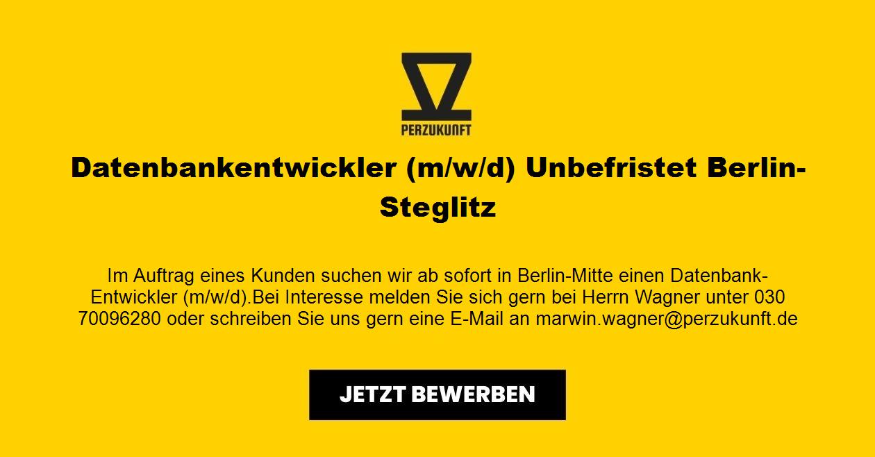 Datenbankentwickler m/w/d Unbefristet Berlin-Steglitz