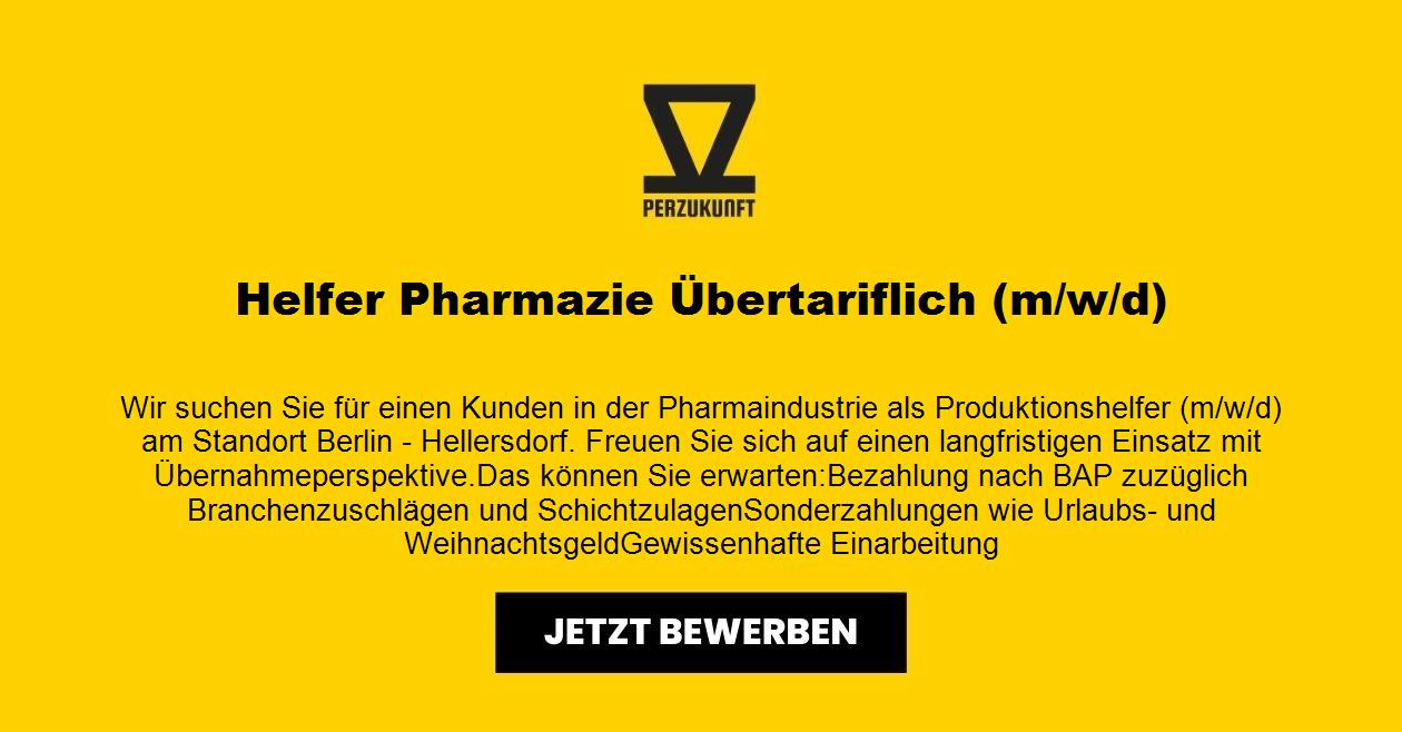 Helfer Pharmazie Übertariflich (m/w/d)