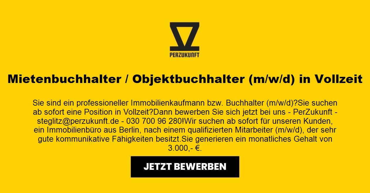 Mietenbuchhalter / Objektbuchhalter (m/w/d) in Vollzeit