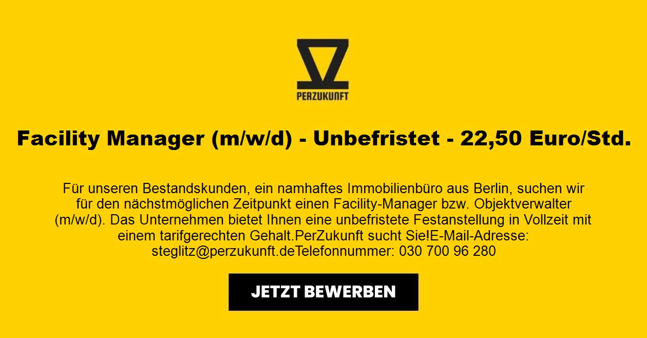 Facility Manager (m/w/d) - Unbefristet - 48,61 Euro/Std.