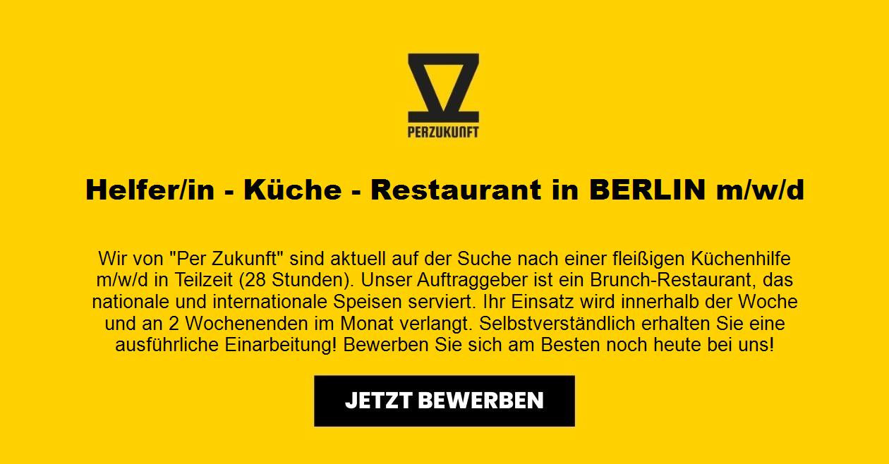 Helfer /in - Küche in BERLIN (m/w/d)