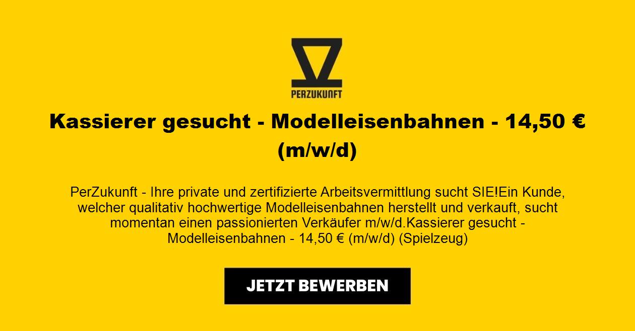 Kassierer - Modelleisenbahnen - 14,50 Euro (m/w/d)