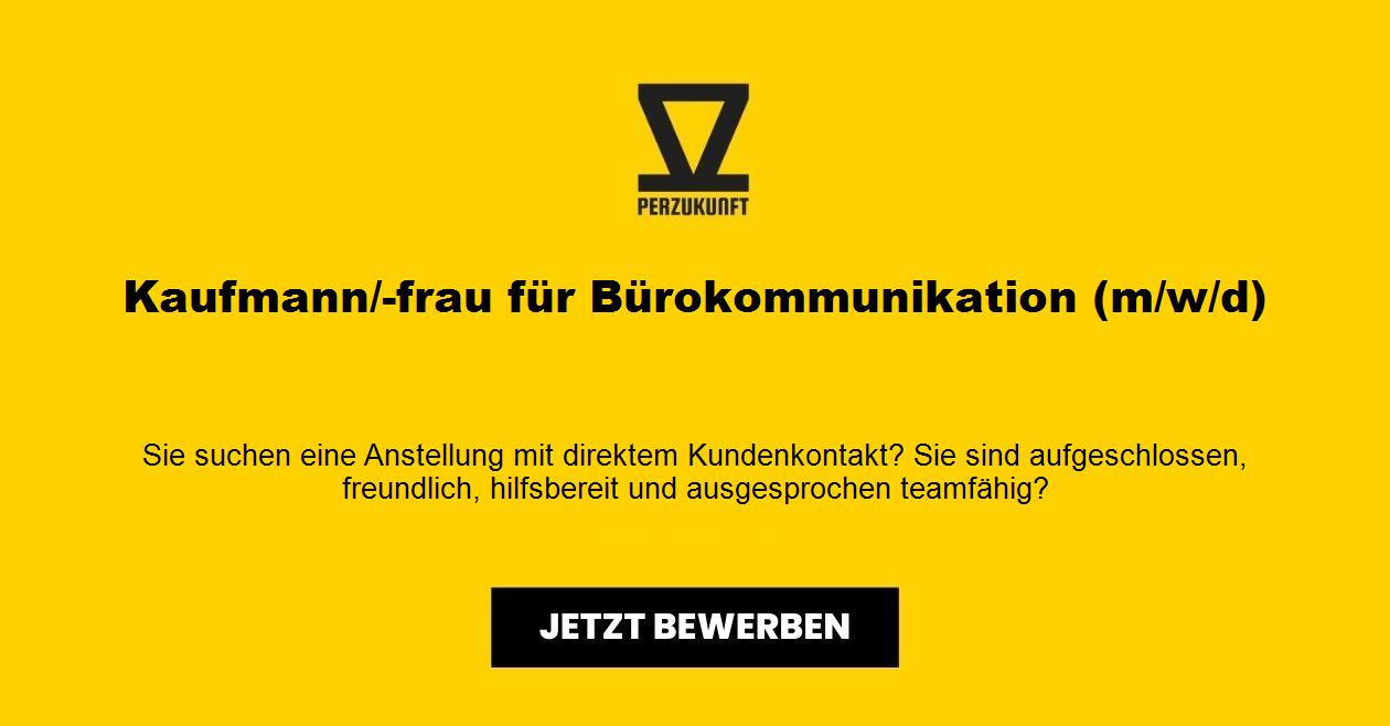 Kaufmann/-frau m/w/d für Bürokommunikation