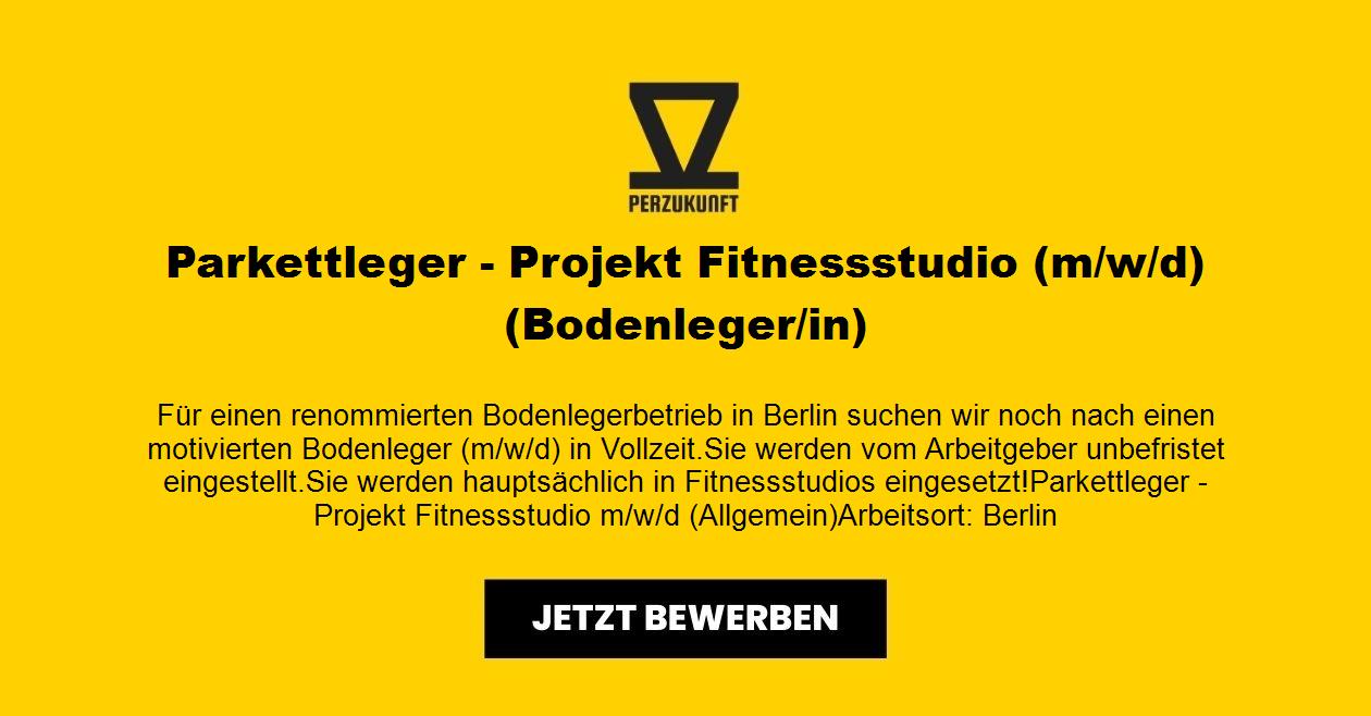 Parkettleger - Projekt Fitnessstudio (m/w/d)(Bodenleger/in)
