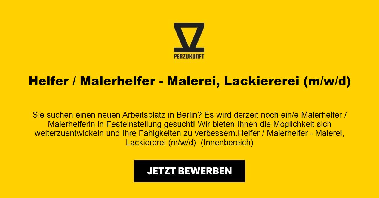 Helfer / Malerhelfer - Malerei, Lackiererei (m/w/d)
