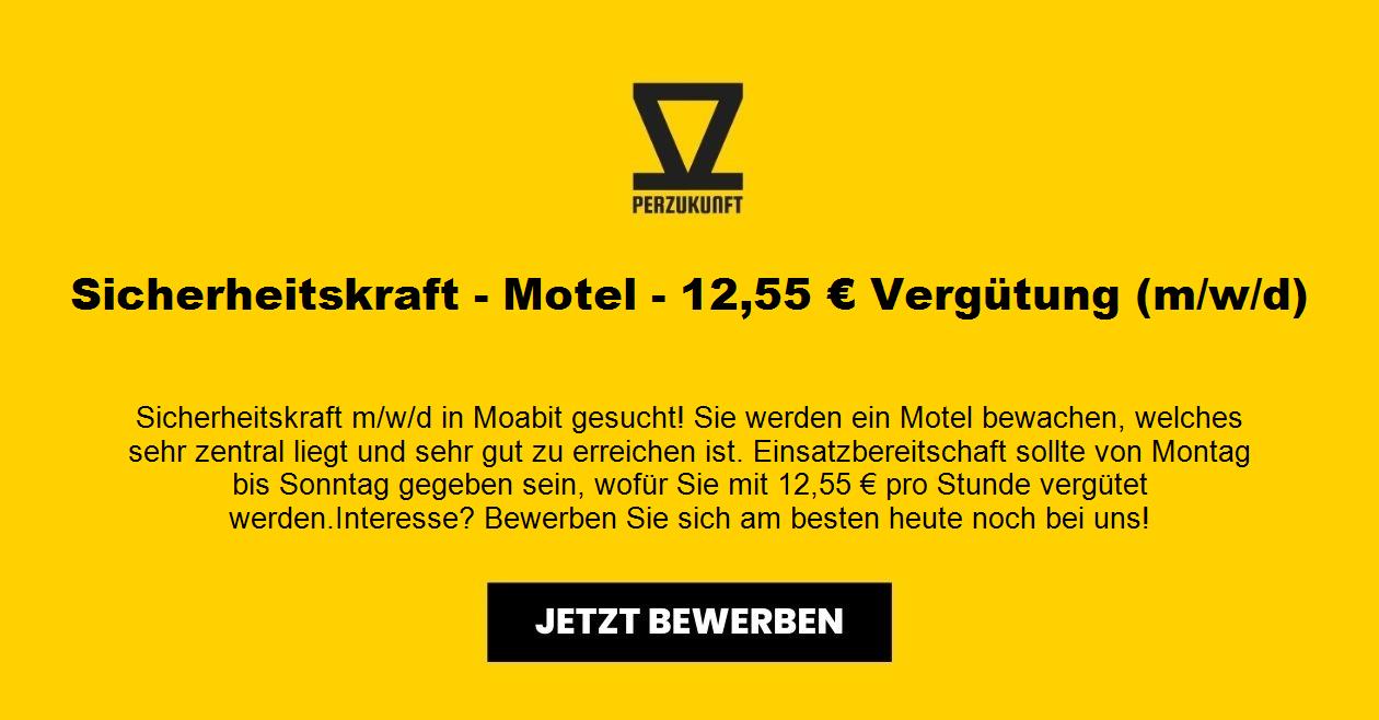 Sicherheitskraft - Motel - 12,55 € Vergütung (m/w/d)