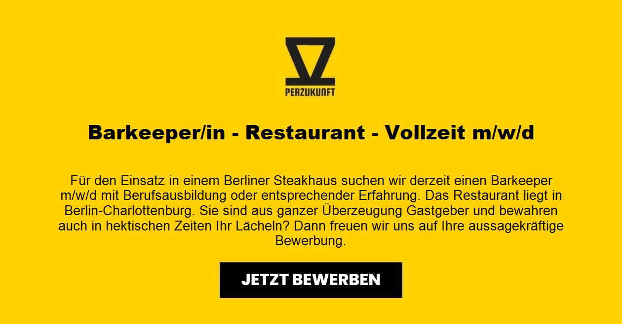 Barkeeper/in - Restaurant - Vollzeit  m/w/d
