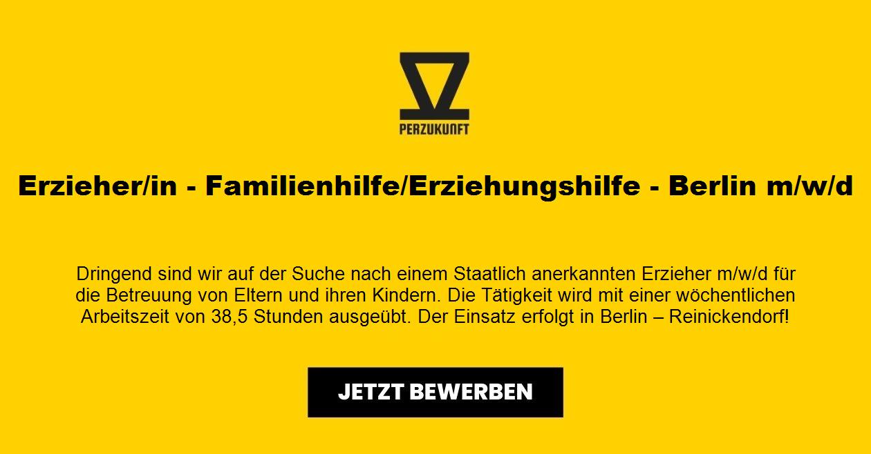 Erzieher /in - Familienhilfe/Erziehungshilfe - Berlin  m/w/d