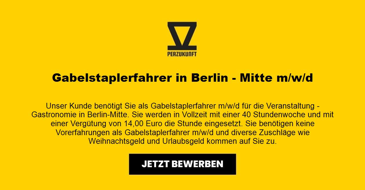 Gabelstaplerfahrer in Berlin - Mitte m/w/d