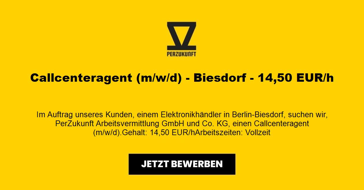 Callcenteragent (m/w/d) - Biesdorf - 28,31 EUR/h