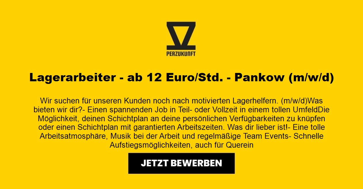 Lagerarbeiter - ab 28,09 Euro/Std. - Pankow  (m/w/d)