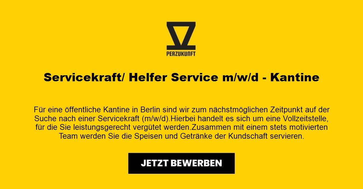 Servicekraft/ Helfer Service  m/w/d   - Kantine