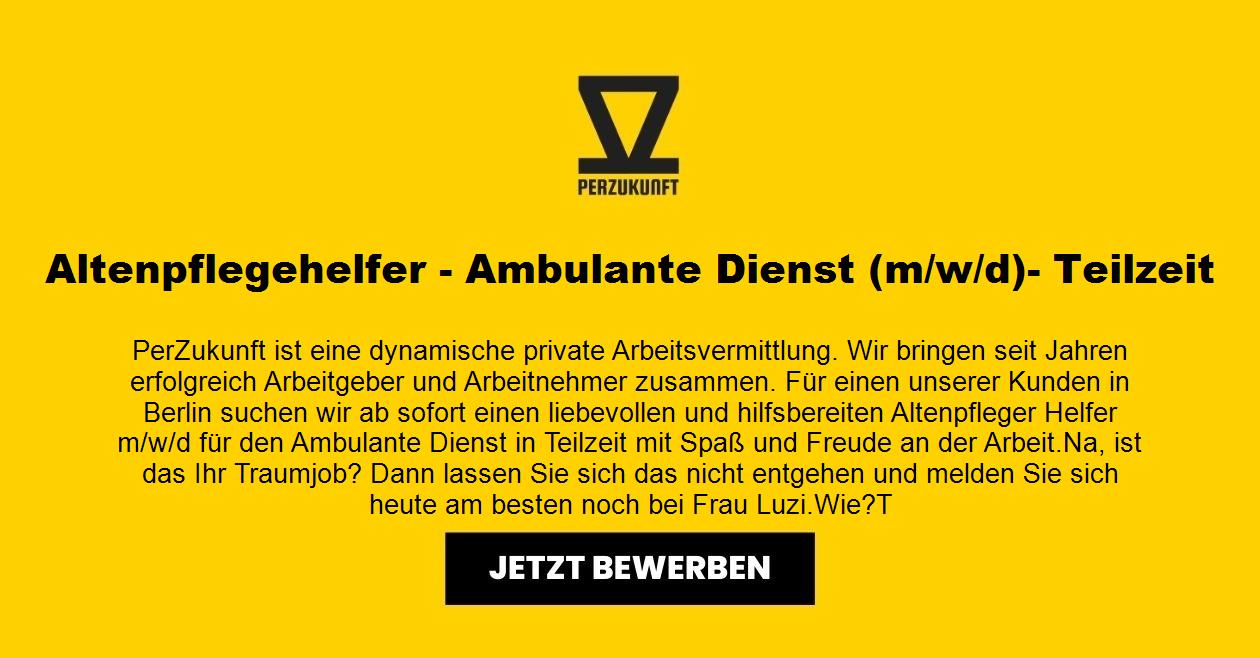 Altenpflegehelfer - Ambulante Dienst  (m/w/d)
