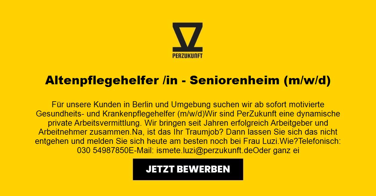 Altenpflegehelfer (m/w/d) - Seniorenheim