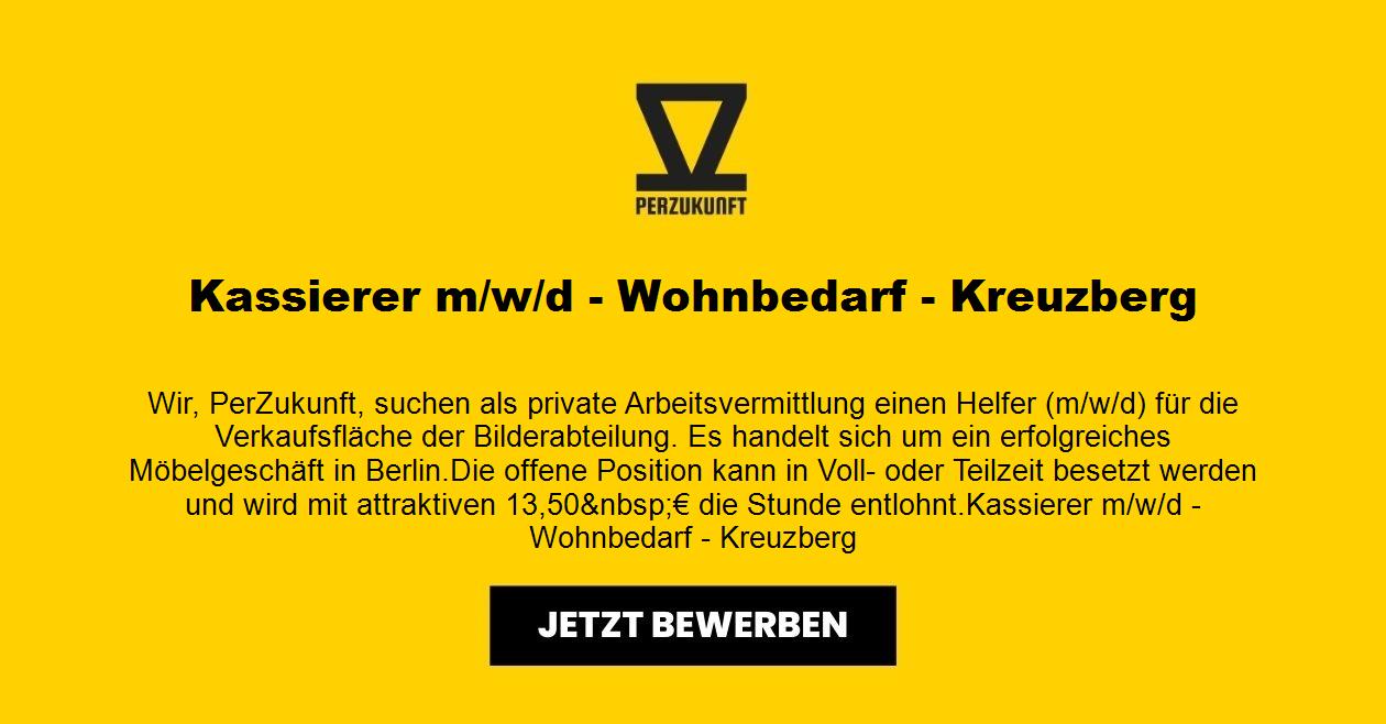 Kassierer m/w/d Wohnbedarf - Kreuzberg