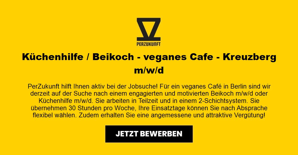 Küchenhilfe / Beikoch m/w/d - veganes Cafe - Kreuzberg
