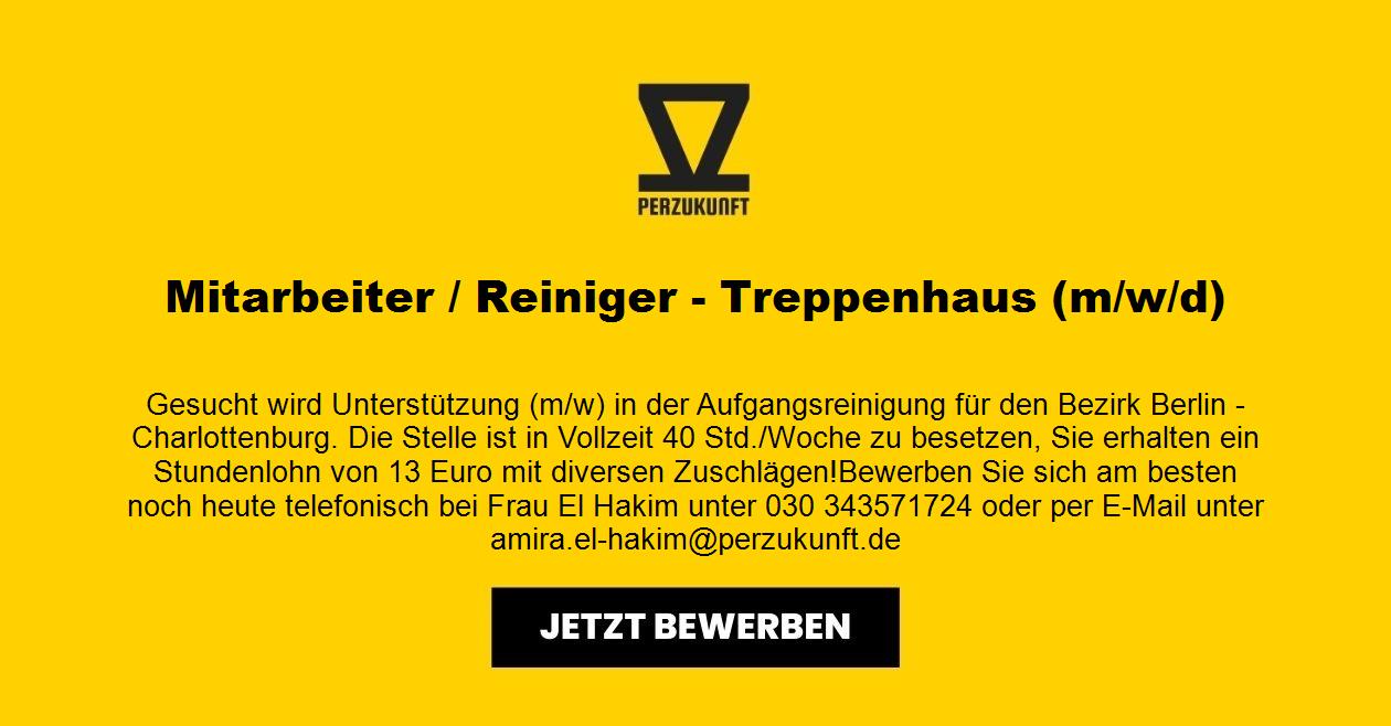Mitarbeiter / Reiniger - Treppenhaus (m/w/d)