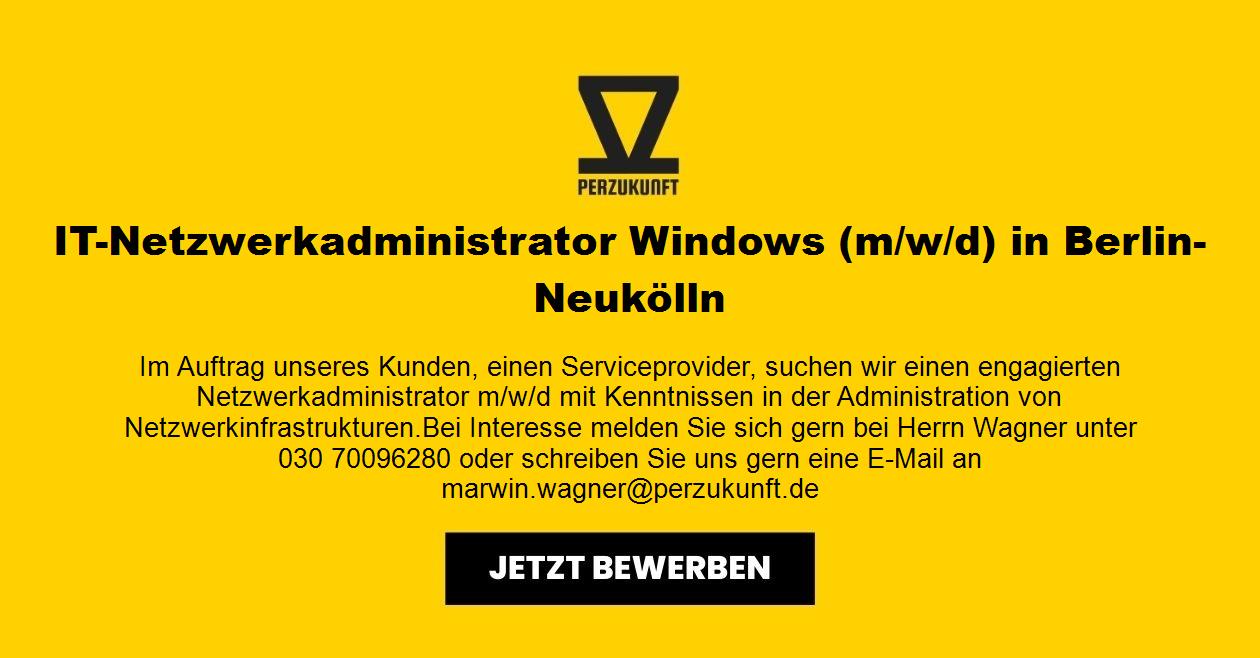 IT-Netzwerkadministrator Windows m/w/d in Berlin-Neukölln