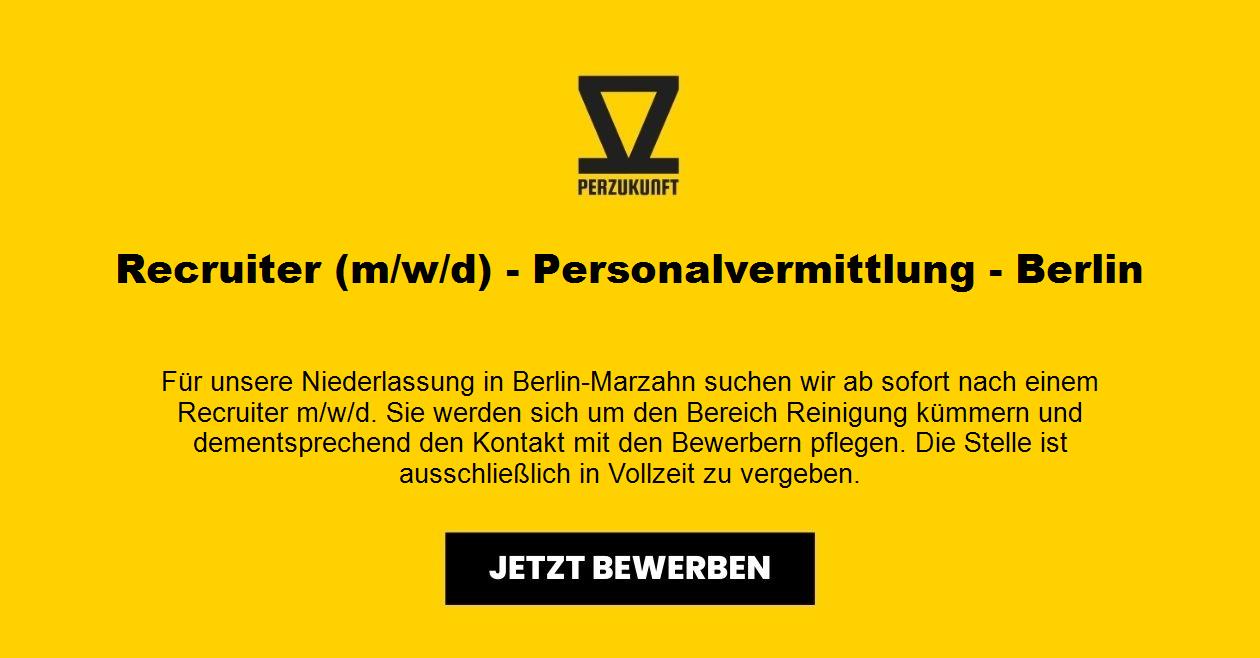 Recruiter (m/w/d) - Personalvermittlung - Berlin