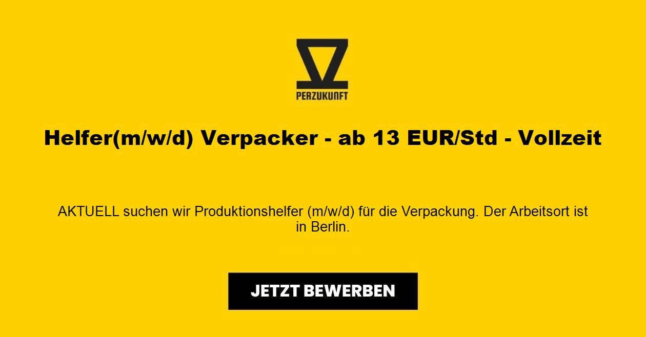 Helfer m/w/d Verpacker - ab 21,73 EUR/Std - Vollzeit