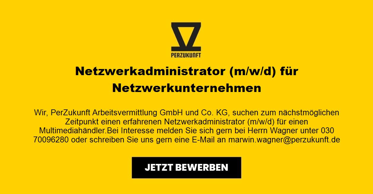 Netzwerkadministrator m/w/d für Netzwerkunternehmen