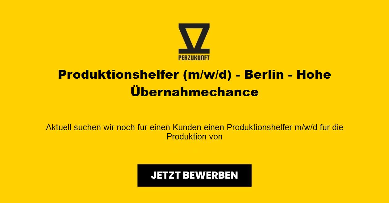 Produktionshelfer (m/w/d) - Berlin