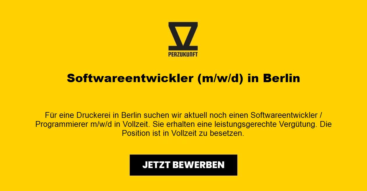 Softwareentwickler (m/w/d) in Berlin