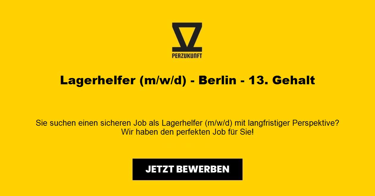 Lagerhelfer (m/w/d) - Berlin - 13. Gehalt